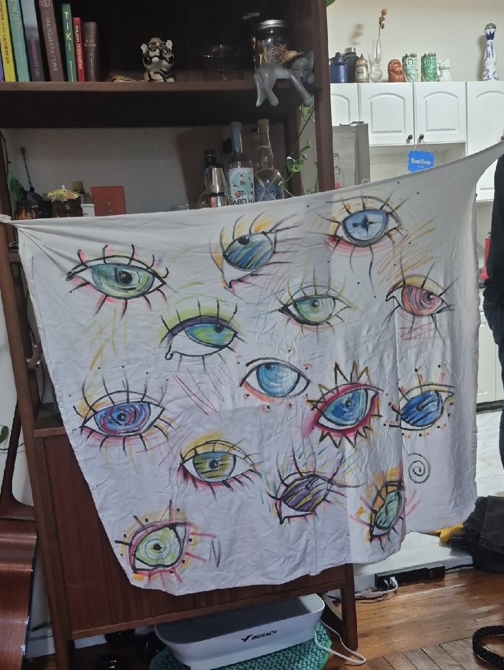 Hand-painted Beach Wrap